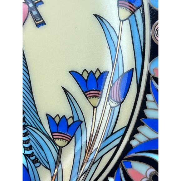 Fine Royal Porcelain King Tut Decorative Plate 6.5" Diameter Egyptian Design GUC - Picture 8 of 10